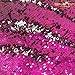 ShinyBeauty Mermaid Sequin Fabric by The Yard-Fuchsia,Reversible Sparkley Glitz Sequin Fabric for Wedding Dress(3 Feet 1 Yard)