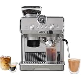De'Longhi La Specialista Arte Evo Espresso Machine with Coffee Grinder | #1 Worldwide Espresso Machine Maker, 4 Preset Recipes, Built-in Grinder, Powerful Milk Frother, Barista Toolkit Included