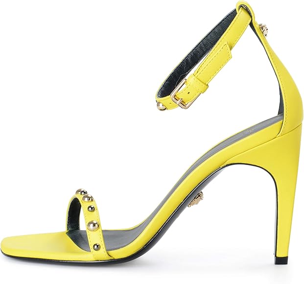 yellow strap shoes