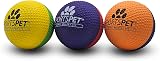 SPORTSPET High Bounce Natural Rubber Dog Balls 61mm 6 Pack Dimple view 4