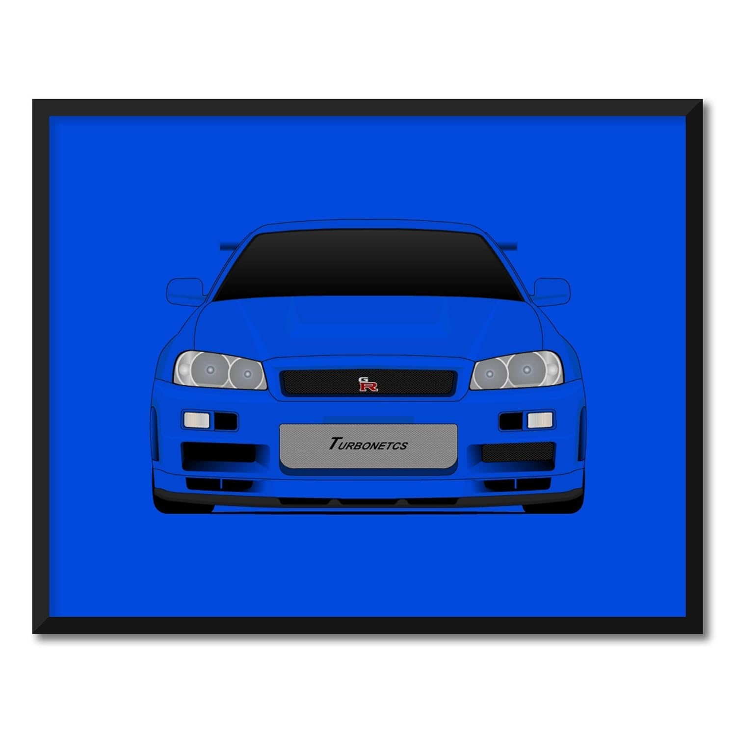 Amazon Com Customizable Color Nissan Skyline R34 Gt R From The Fast And The Furious Inspired Poster Print Wall Art Decor Handmade Brian O Connor Paul Walker Art Godzilla Nismo V Spec Handmade