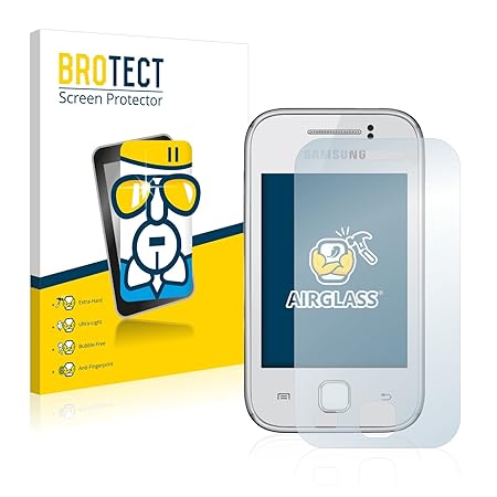 BROTECT Panzerglas Schutzfolie für Samsung GT-S5360 - Flexibles Airglass, 9H Härte, Anti-Kratzer