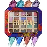 Profusion Cosmetics Ethereal 20 Shade Eyeshadow Palette with Multi Finish and Richly Pigmented Shade, Blendable and Buildable Eyeshadow Palette for Day to Night Eye Catching Looks