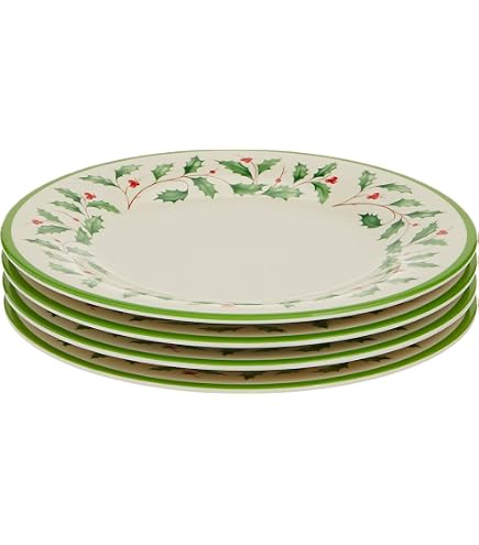 Amazon.com | Christmas Noritake Holly 2228 Salad Plate (s): Salad