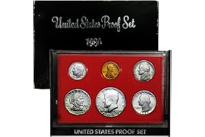UNITED STATES MINT 1980 S Proof Set 6 Coin Set OGP Original Government Proof
