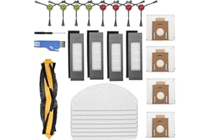 PIGUOAT Accessory Kit Replacement for Ecovacs DEEBOT OZMO T8 AIVI T8 Max T8 Series N8 Pro N8 Pro+ Robot Vacuum Cleaner, Fit for Yeedi Vac Max Vac Station Robot Vacuum