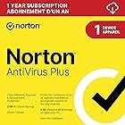 Norton AntiVirus Plus, 2026 Ready, Antivirus software for 1 Device, 1-Year Subscription -Includes Password Manager, Smart Fir