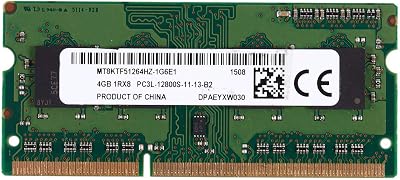 Uinfhyknd 4GB DDR3 1600MHz SO-DIMM Laptop RAM 1.35V PC3-12800 CL11 Green