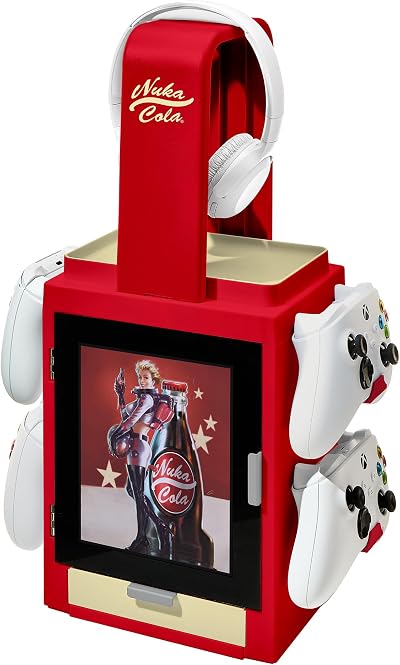 Numskull Fallout Nuka Cola LED Light Gaming Locker Controller Holder