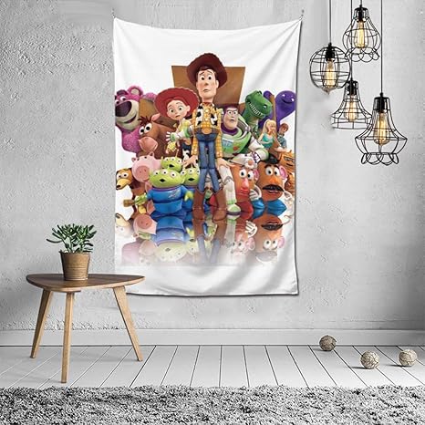 Amazon Co Jp 自然風景タペストリー Toy Story トイ ストーリー インテリア 壁掛け おしゃれ 室内装飾タペストリー 多機能 カバー カーテン 部屋 おしゃれ飾り 102x152cm ホーム キッチン