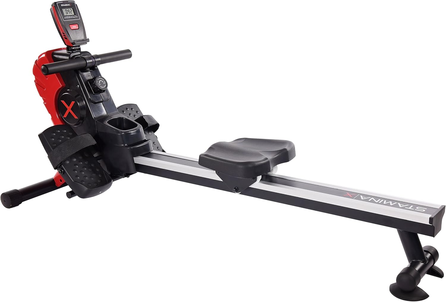 Stamina X Rower, Black/Red, Rowing Machines Amazon Canada