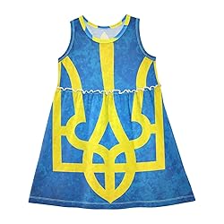 Aflyko Patriot Sleeveless Dress for Girl Ukraine