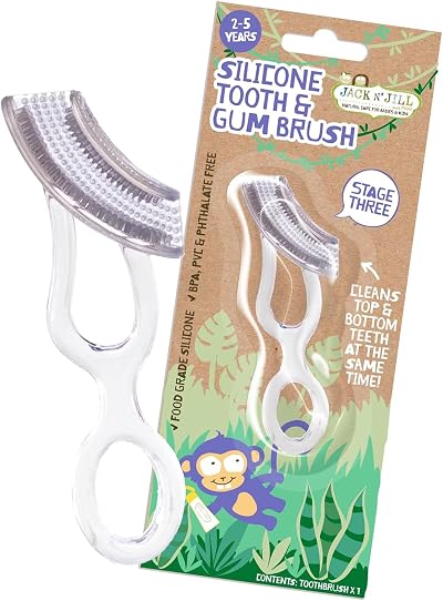 Jack N' Jill Silicone Tooth & Gum Brush for Toddlers 2-5 Years