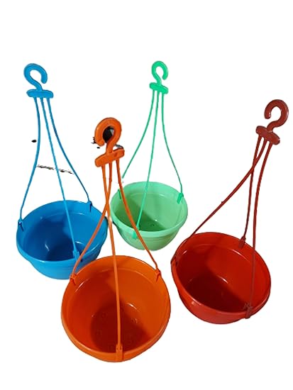 LM Multicolor Hanging Pots for Garden and Balcony - Nest Pots