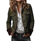 Tweed Blazer Women's Vintage Tweed Blazer with Velvet Trim, Structured Blazers Spring Work Dressy Business Casual Coat