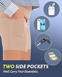 CAMPSNAIL Biker Shorts Women with Pockets