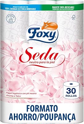 Seta | Carta igienica 30 rotoli | 173 servizi per ogni rotolo | Neutro per la pelle | Certificazione FSC | 100% Energia elettrica rinnovabile | Confezione riciclabile prodotta con plastica