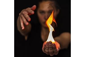 Fire Hands - Tour de magie - Flammes de feu au bout des doigts - Accessoire pour tours de magie de scène de rue (palmier arde