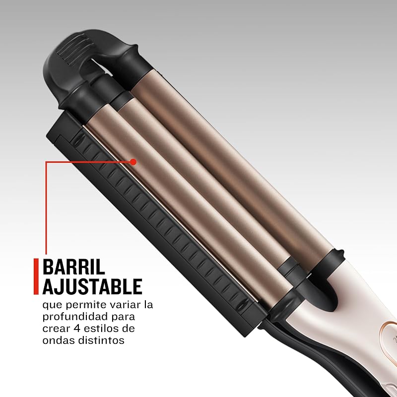 Remington PROluxe 4 em 1 Hair Curler, Penteados duráveis, Cerâmica, CI91AW