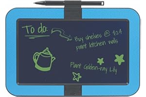Boogie Board Dashboard Home and Office Message Writing Board with 10 in LCD Writing Tablet, Erase Button, Erase-Lock Switch, 