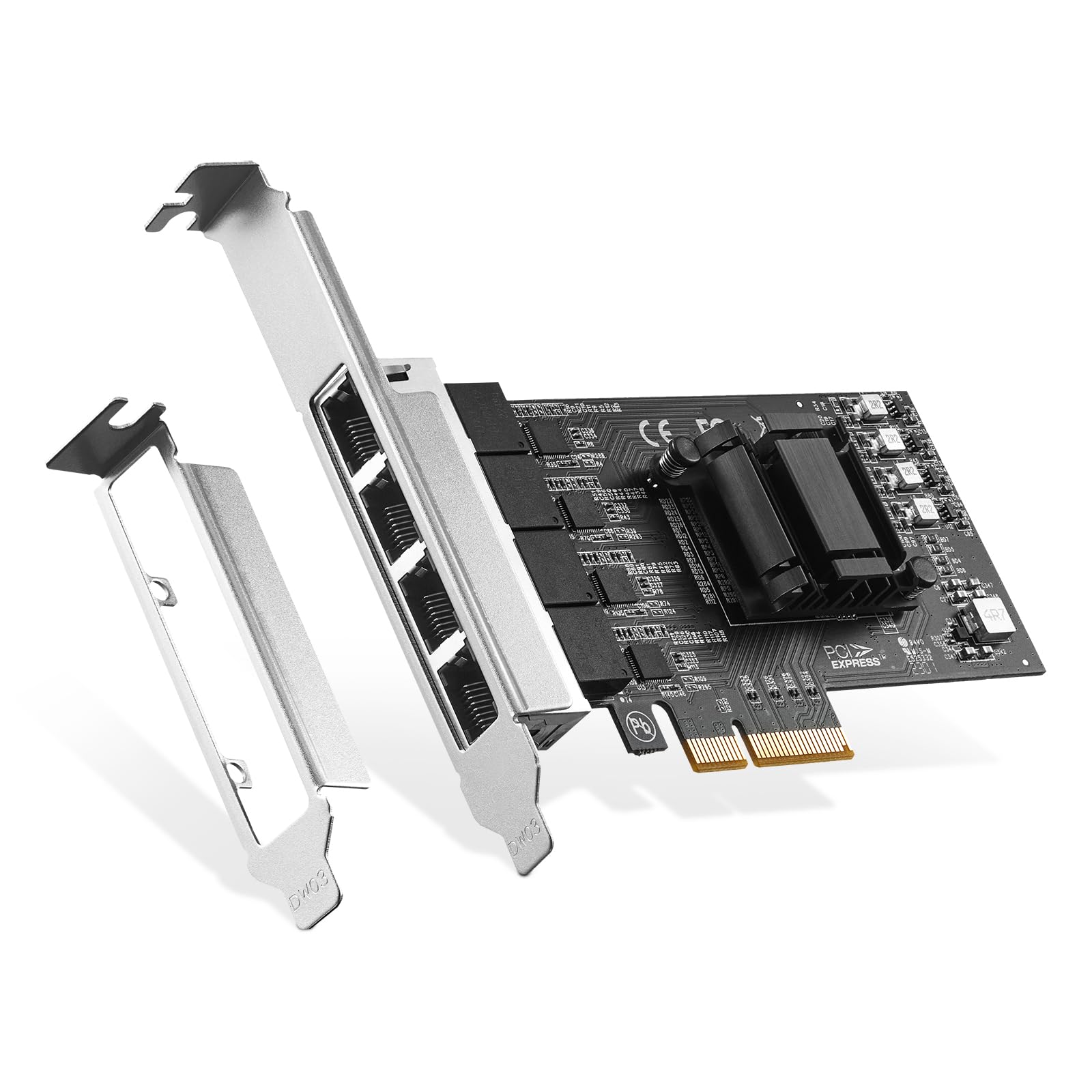 Binardat 4 Ports 2.5G PCIe Network