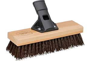 SWOPT 10' Premium Rough Surface Scrub Brush Head - Deck Brush for Rough and Textured Surfaces, Interchangeable with All SWOPT Cleaning Products for More Efficient Cleaning and Storage