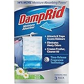 DampRid Fresh Scent Hanging Moisture Absorber, 16 oz., 3 Pack - Eliminates Musty Odors for Fresher, Cleaner Air, Ideal for Cl