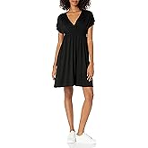 Amazon Essentials Women's Surplice Dress (Available in Plus Size)