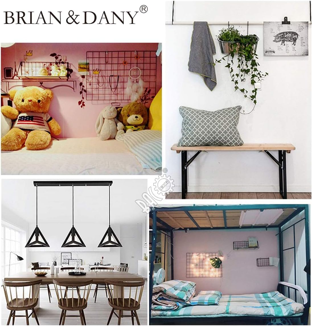 Larger Cubes 35cm vs. 30cm BRIAN & DANY 12Cube Wire Storage Cubes DIY