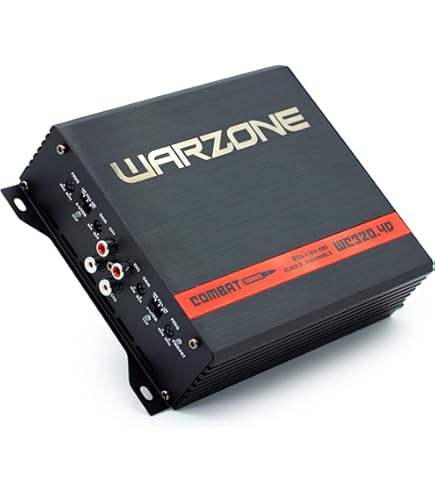 Amazon.com: Gravity Audio WC600.4D Warzone 4-Channel Class D