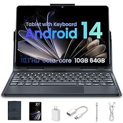 Tablet, Android 14 Tablets 64GB+10(4+6 Expand)GB