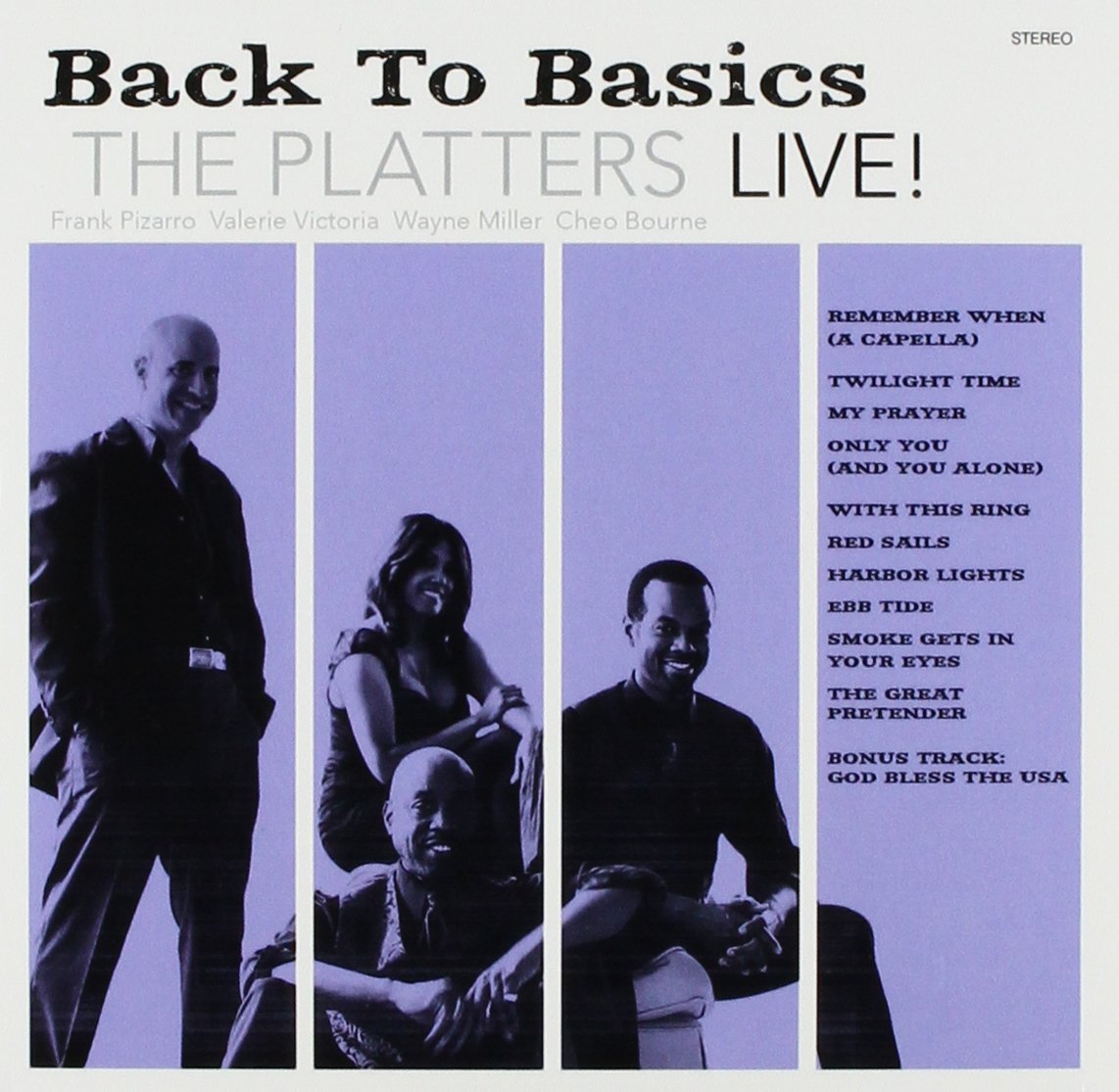 The Platters Back To Basics The Platters Live! Music