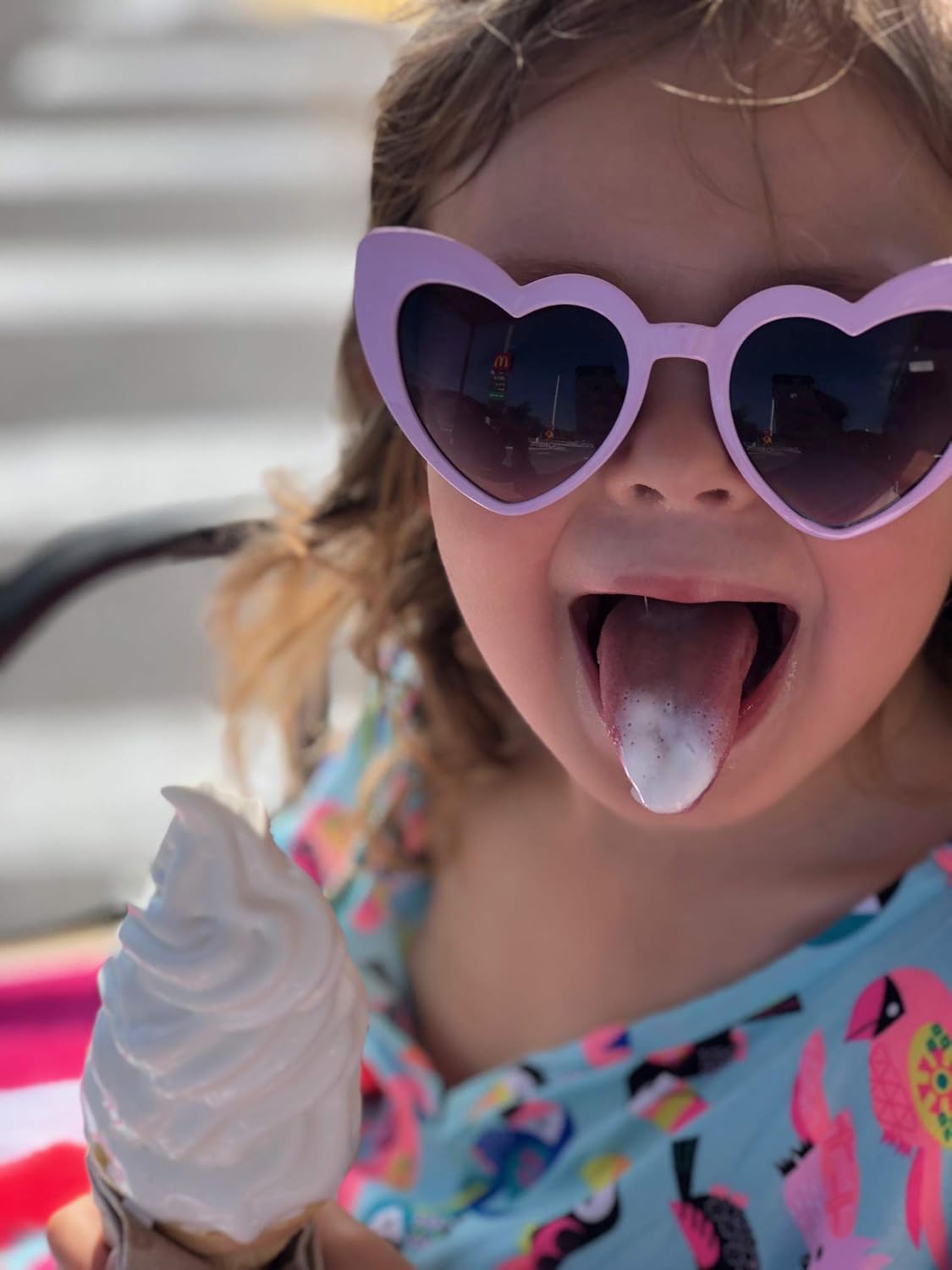 baby girl heart sunglasses