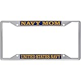 Desert Cactus US Navy Mom License Plate Frame for Front or Back of Car Officially Licensed United States