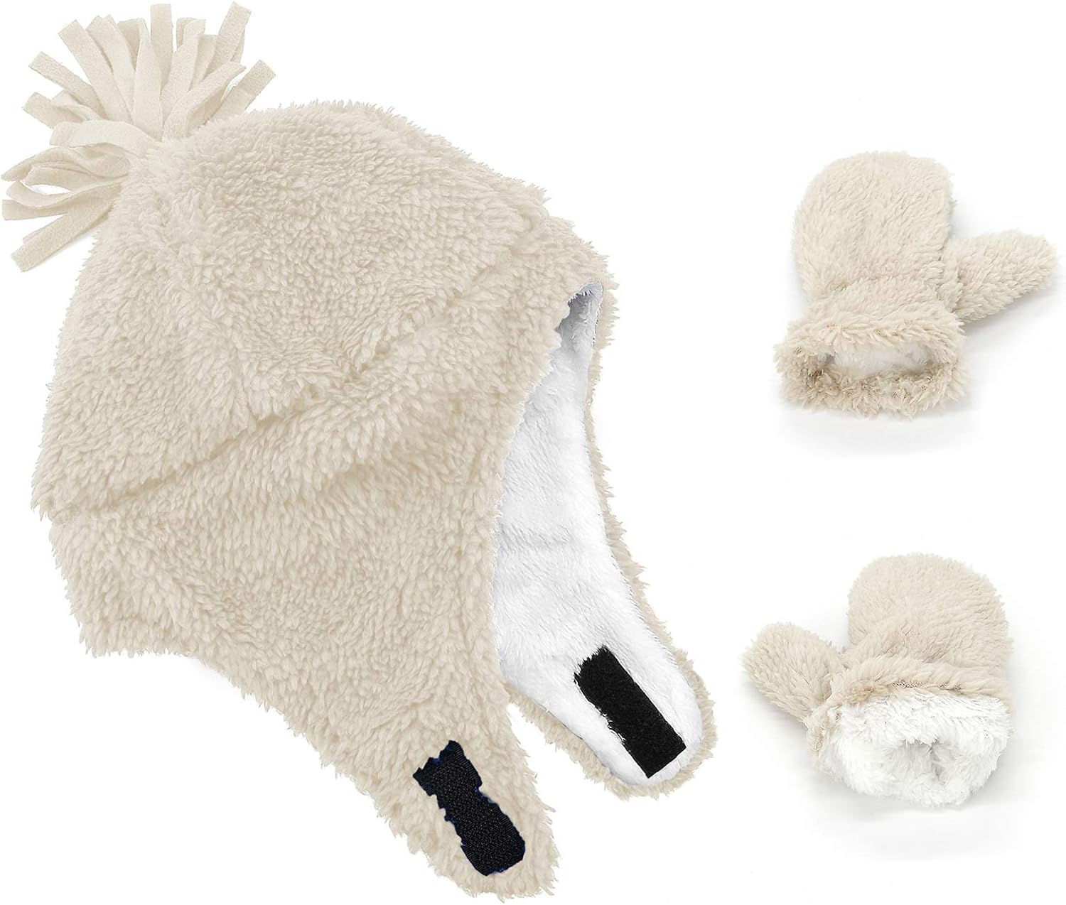 baby winter hat and mittens