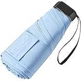 ECOBRELLA Mini Umbrella for Travel - Waterproof Portable Folding Umbrella Flat Compact Lightweight Small Umbrellas for Pocket Purse