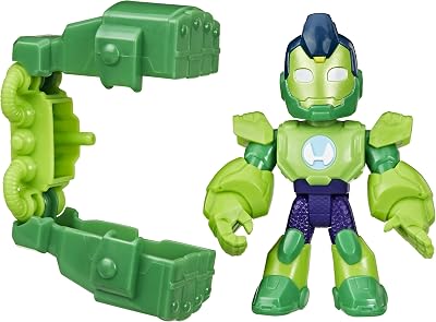 Marvel Iron Man and His Awesome Friends Iron Hulk Action Figure Toy 3in Green