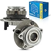 PHILTOP 513308 Front Wheel Bearing Hub Assembly Fit for Nissan Versa 2007-2011, 4 Lugs Wheel Hub Assembly No ABS