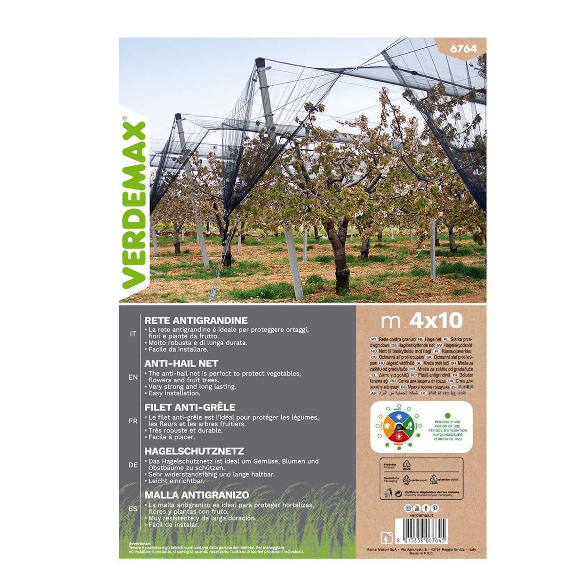 Verdemax 6767 2 x 20 m Hail Protection Netting