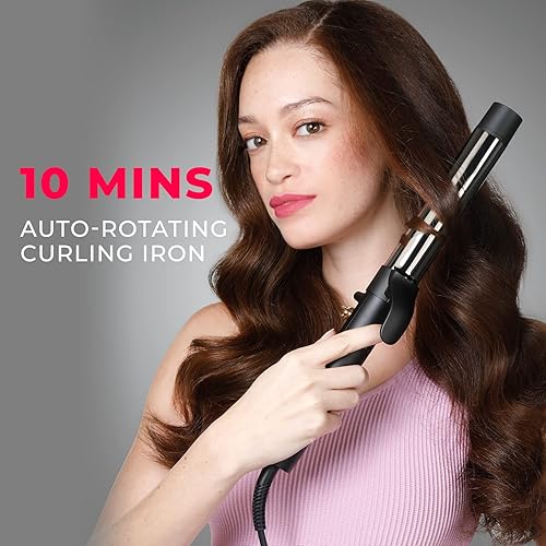 Rotating Automatic Curling Iron for Beach Waves TYMO Curling