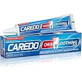CAREDO Oral Soothing Cream for Tooth Discomfort &amp; Sore Gums, Canker Sore Treatment &amp; Mouth Sore Gel, Helps Calm Gum Swelling and Mouth Irritation, for Post-Dental Comfort, Implants &amp; Braces, 0.56 oz