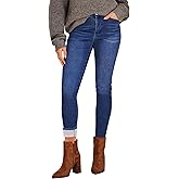GRAPENT Fleece Lined Jeans for Women Trendy High Waisted Skinny Winter Stretchy Denim Pants Ankle Warm Thermal Jeggings