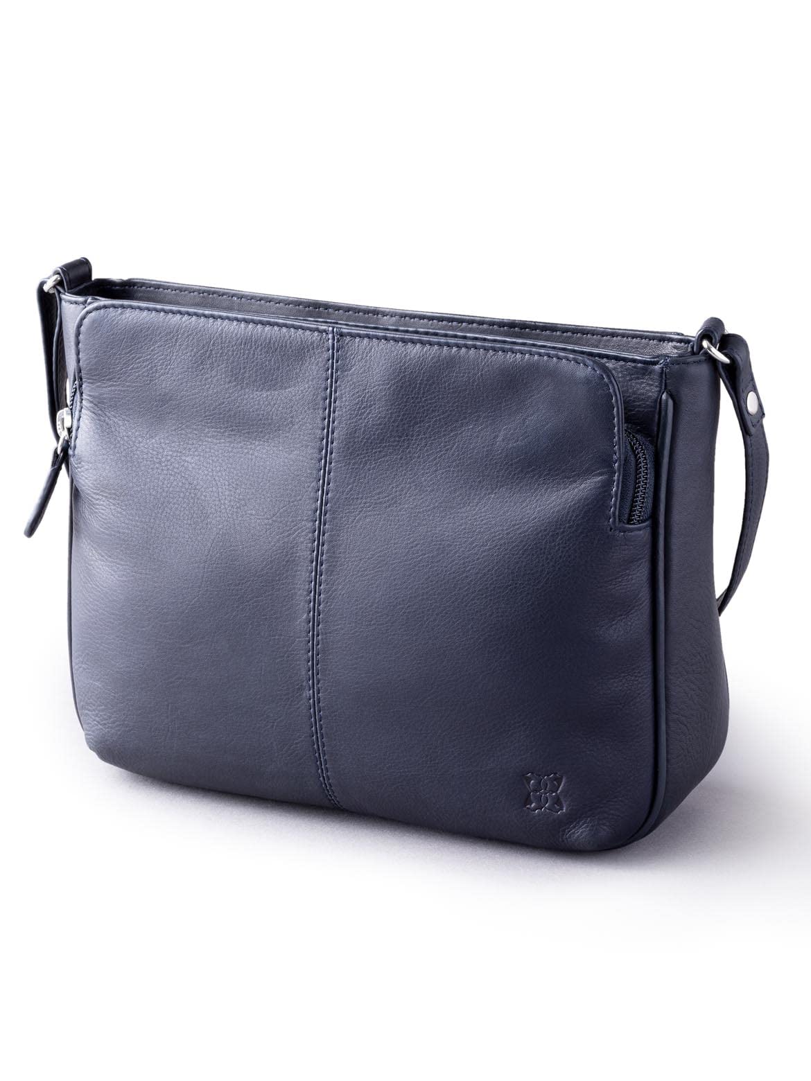 Ambleside – Real Leather Cross Body Bag for Women in Navy