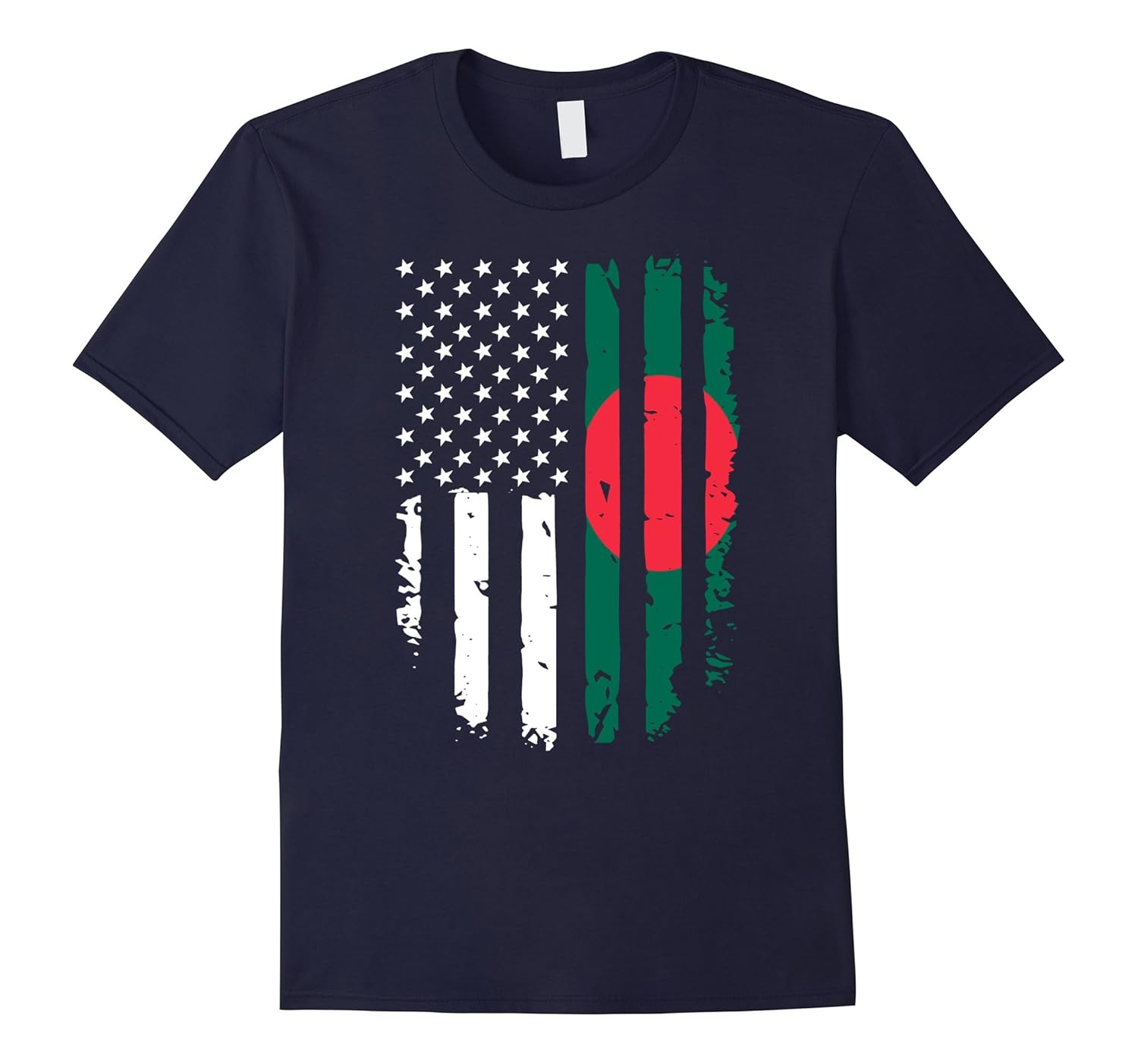 BANGLADESH TShirt Bangladeshi America Flag Funny TShirt-Rose