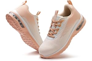 LANSNBO Steel Toe Shoes for Women Lightweight Breathable Safety Work Sneakers Non-Slip Puncture-Proof Utility Slip On Footwear for Industrial Construction