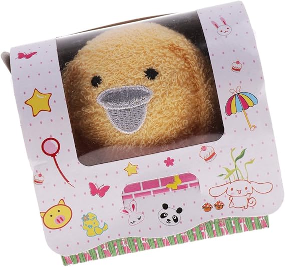 Amazon Co Jp ベビー 子供 ガーゼタオル ハンドタオル ガーゼハンカチ ハンカチ タオル かわいい 動物の形 約19x19cm 全４種類 オスのアヒル 服 ファッション小物