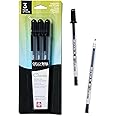 SAKURA Gelly Roll Gel Pens - Medium Point Ink Pen for Journaling, Art, or Drawing - Classic Black Ink - Medium Tip - 3 Pack