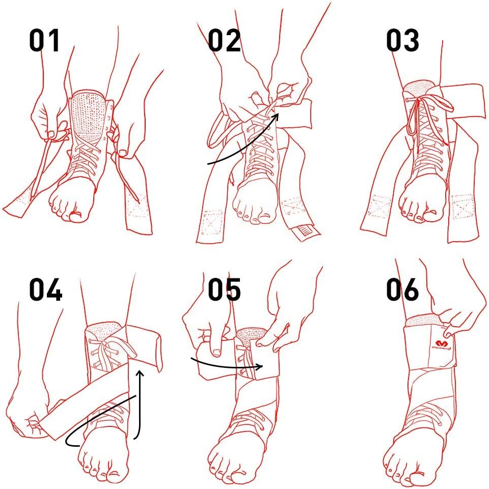 Mcdavid Ankle Brace, Ankle Support, Ankle Support Brace for Ankle Sprains, Volleyball, Basketball for Men & Women, Sold as Single Unit (1) : Sports & Outdoors