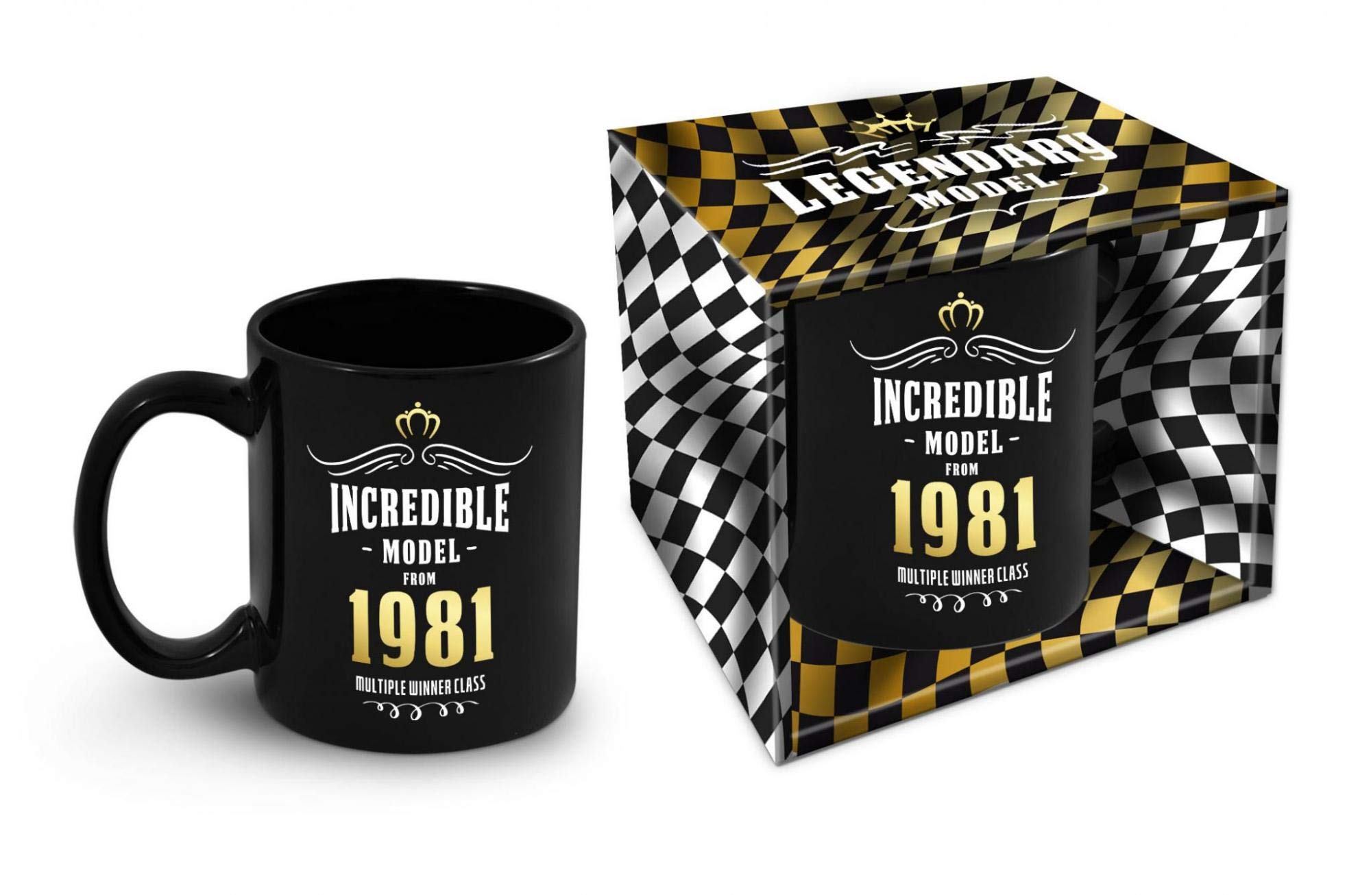 Birthday Mug with Year of Birth 1981