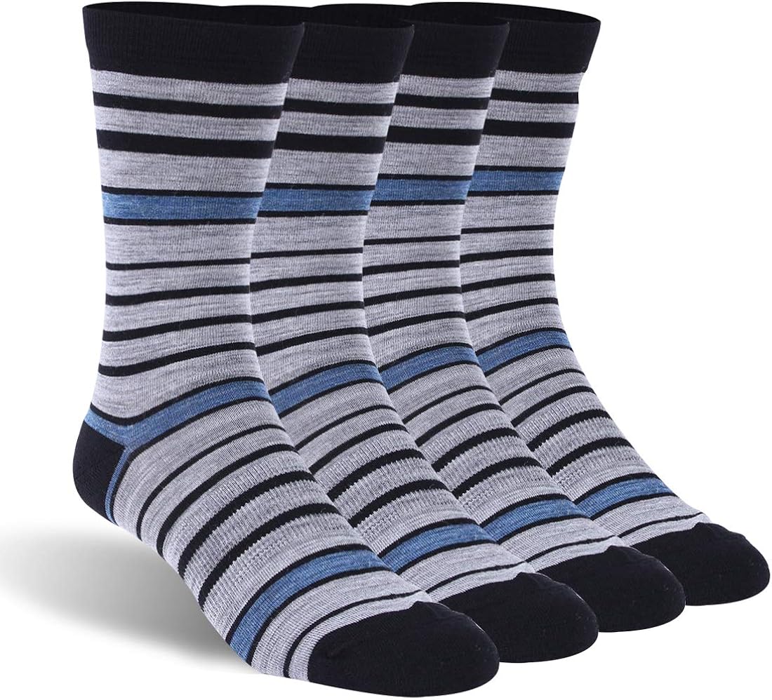 Men's Merino Wool Hiker Boot Sock, Forcool Women's Men's